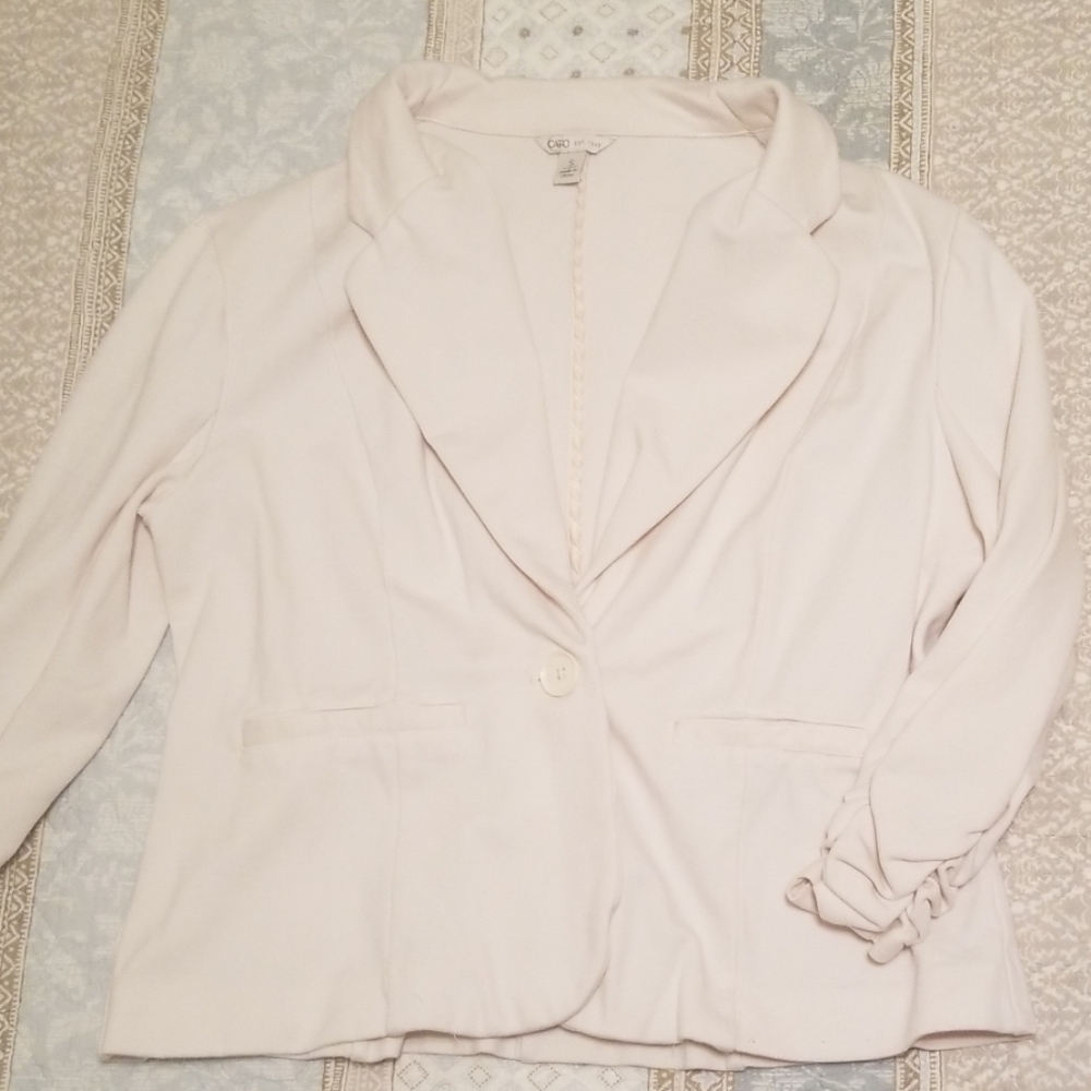 White dress blazer